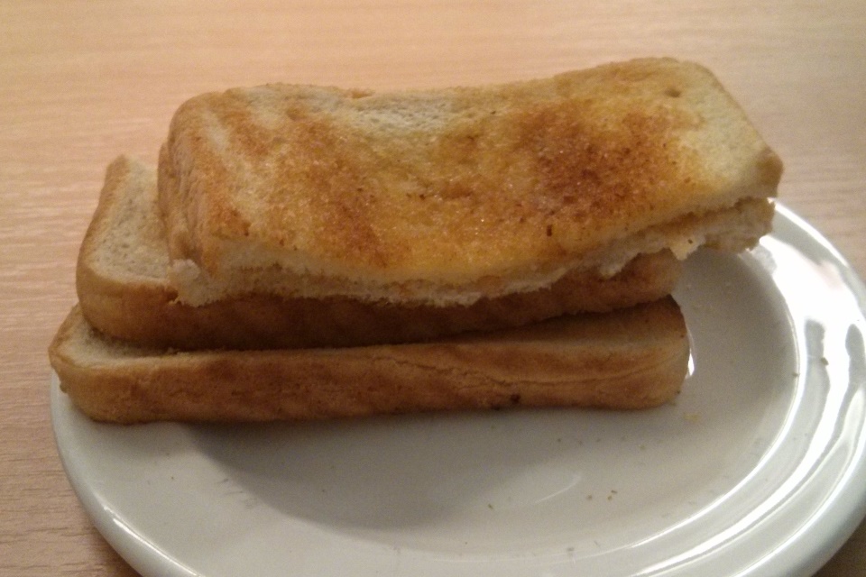 White toast