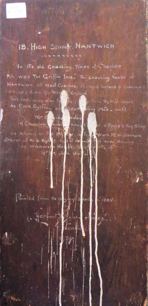 The artist's description on the back of the picture