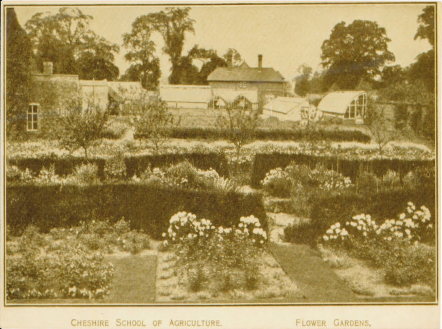 The gardens at the Cheshire School of Agriculture, Reaseheath